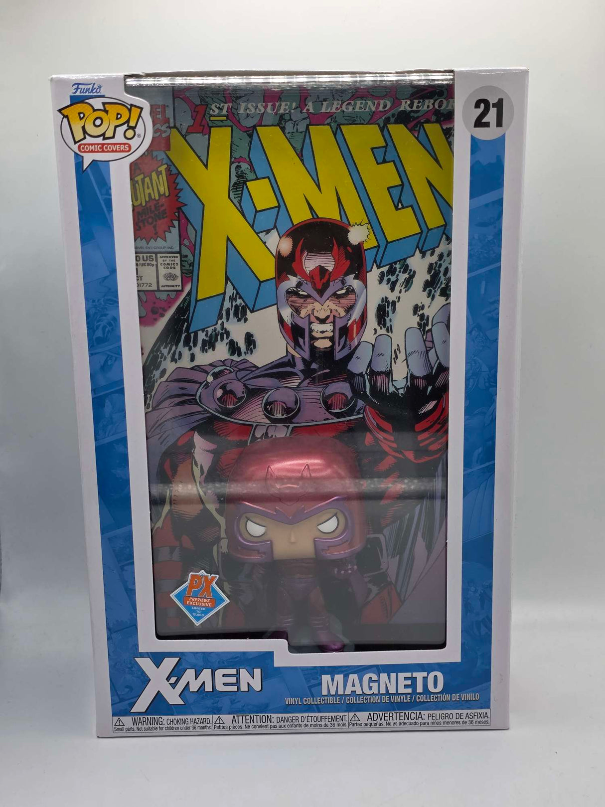 Damaged Box  | Magneto | Funko Pop Comic Covers | X-Men PX Exclusive #21