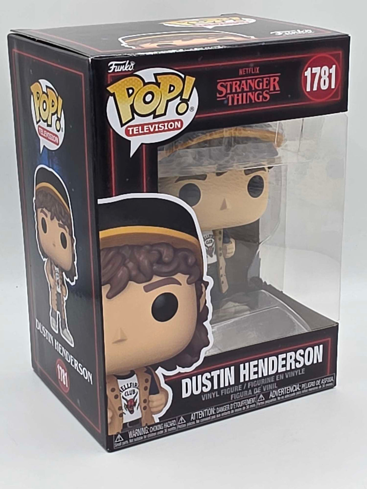 Slight Damaged Box | DUSTIN HENDERSON | Stranger Things SEASON 5 | Funko Pop Television #1781