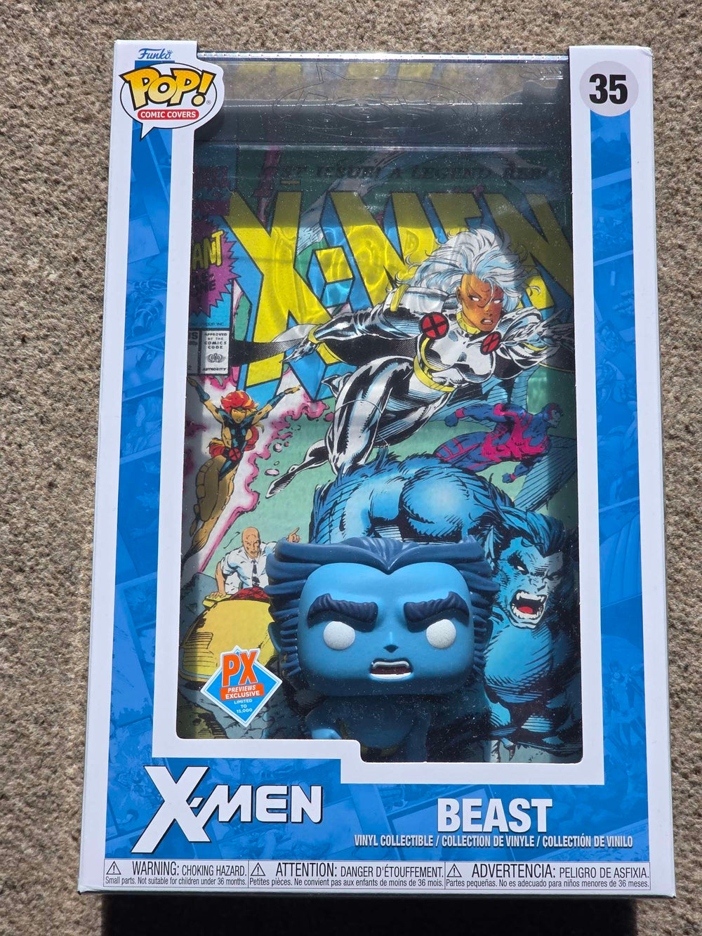 Damaged Box | BEAST | Funko Pop Comic Covers | X-Men | PX Exclusive #35