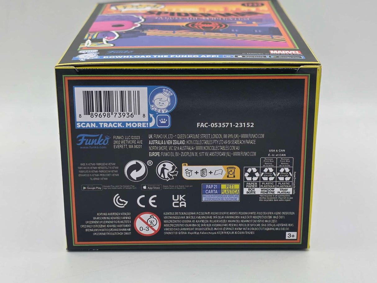 MILES MORALES | Spider-Man Across the Spider-Verse | Funko Pop Marvel | Blacklight #1233