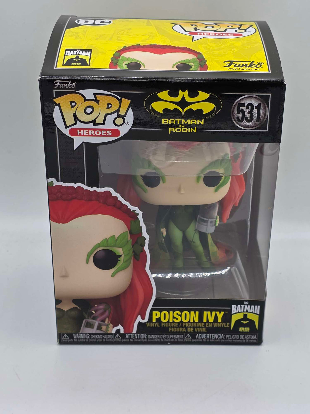 Damaged Box | POISON IVY (WITH PLANT HYBRID) | Batman & Robin | Funko Pop Heroes #531