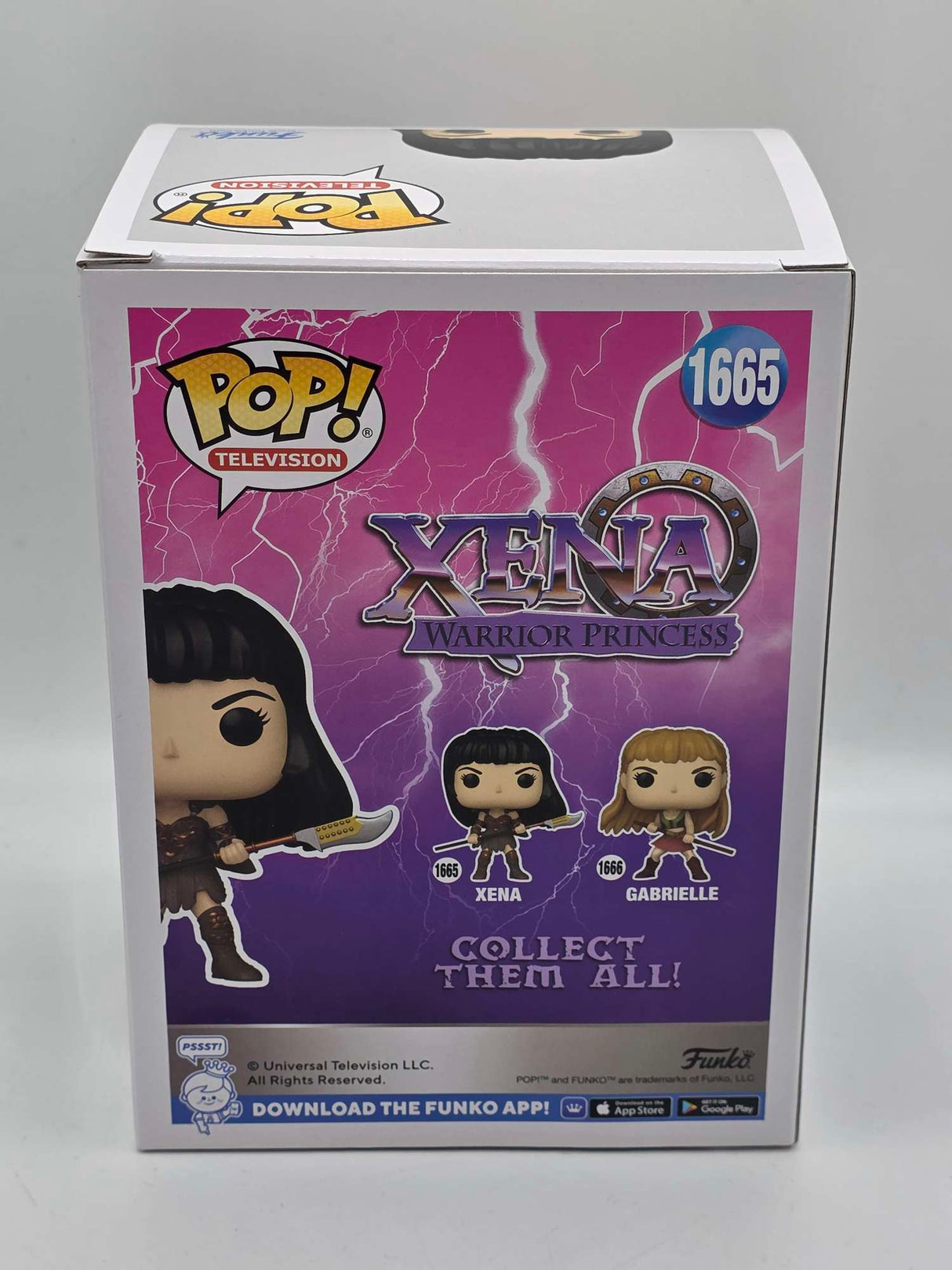 Damaged Box | XENA WITH SPEAR | Funko Pop Television | Xena Warrior Princess #1665