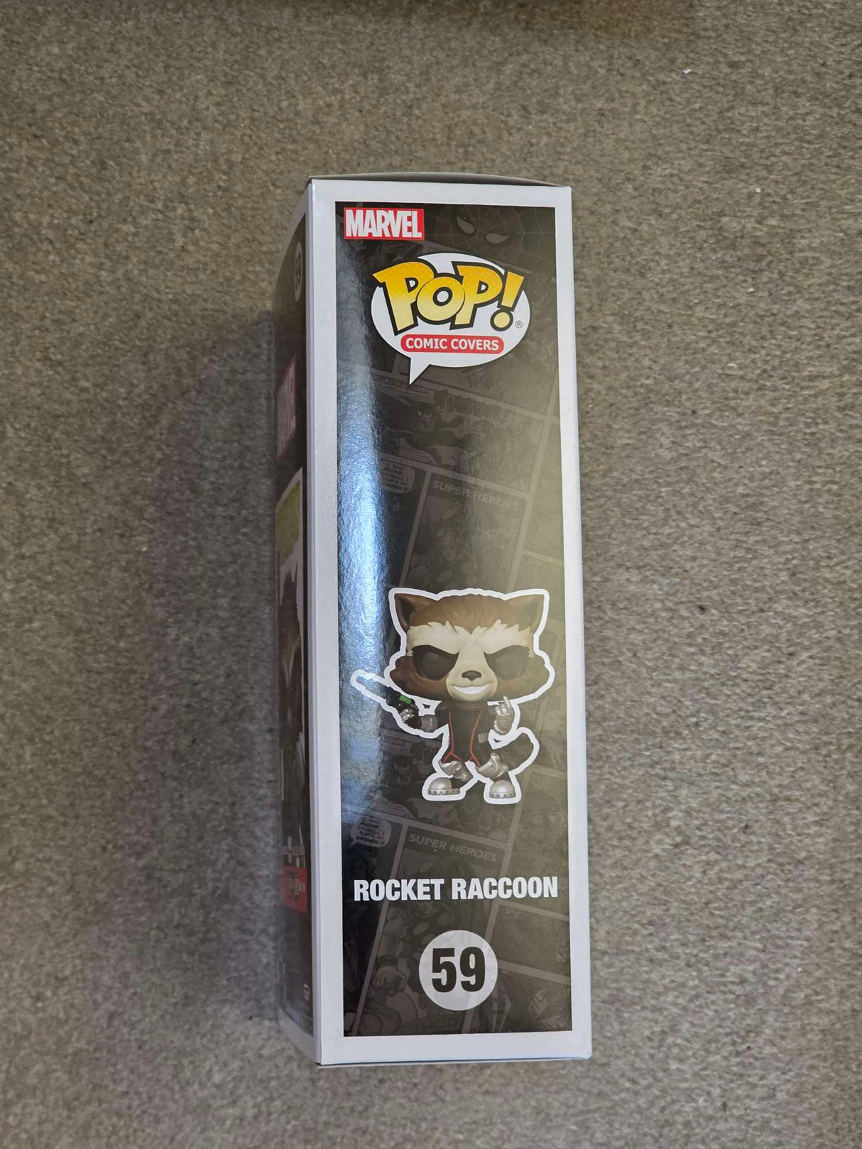 Slight Damaged Box | ROCKET RACCOON | Funko Pop Comic Covers | Guardians of the Galaxy #3 #59