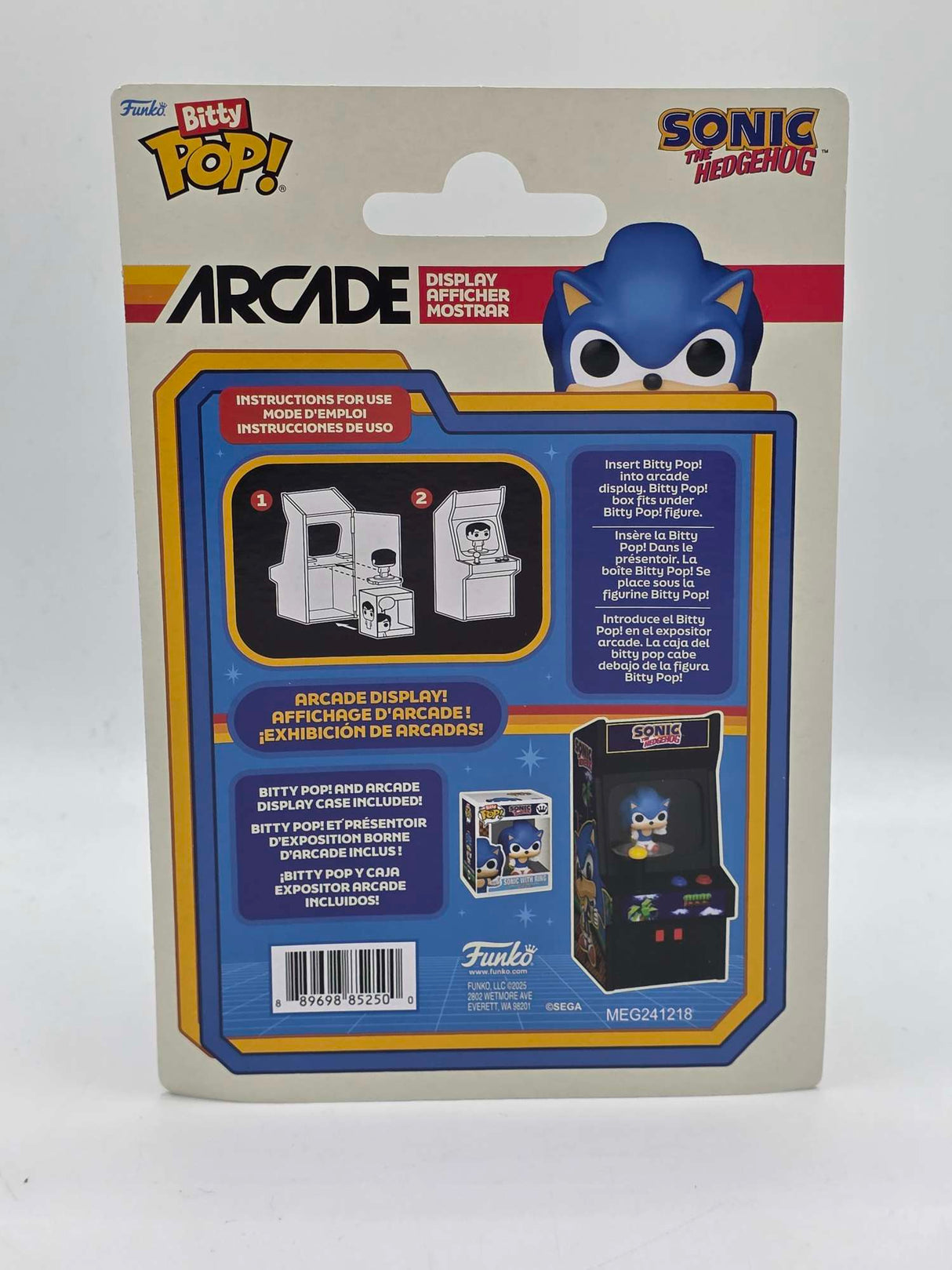 SONIC THE HEDGEHOG | Funko Bitty POP! Arcade