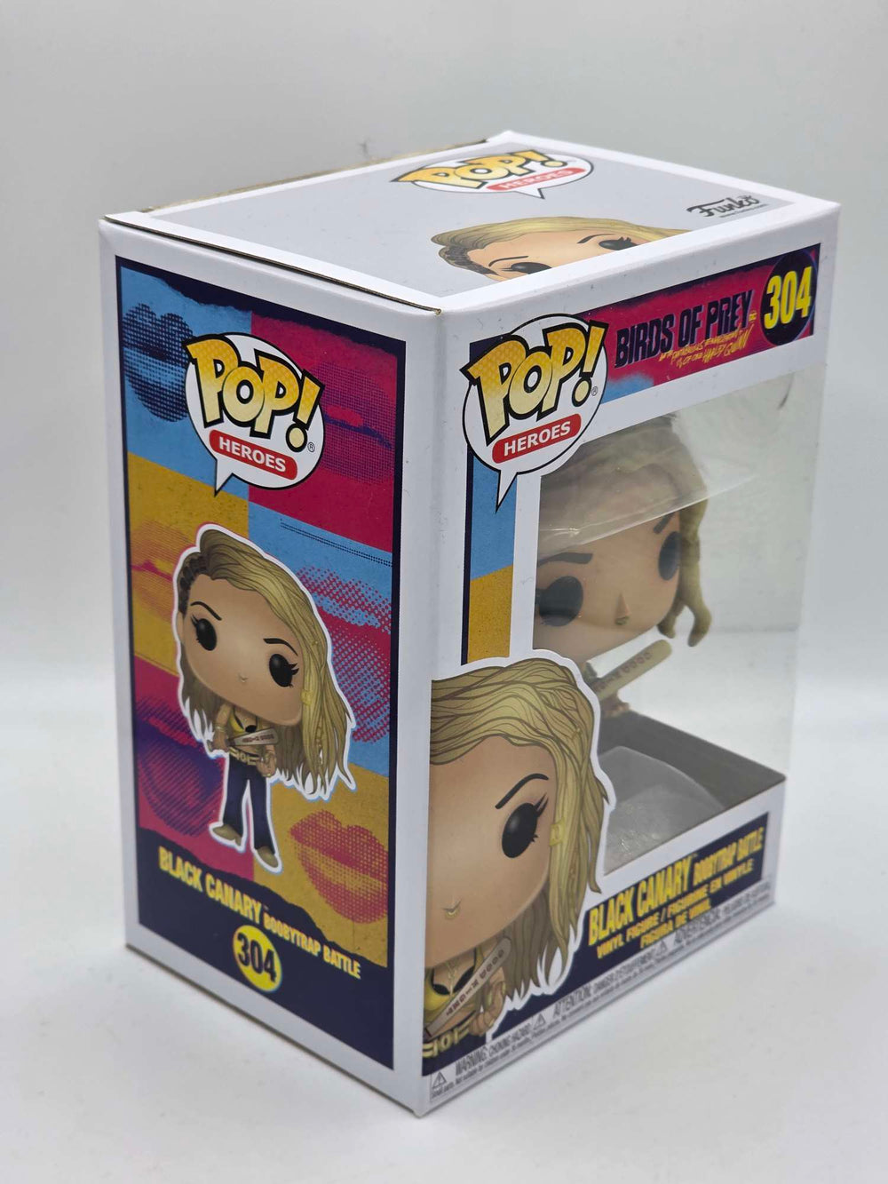Damaged Box | BLACK CANARY (BOOBYTRAP BATTLE) | Birds of Prey  | Funko Pop Heroes #304
