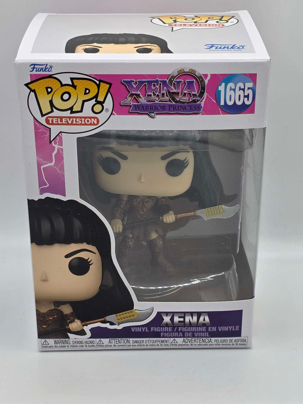 Damaged Box | XENA WITH SPEAR | Funko Pop Television | Xena Warrior Princess #1665