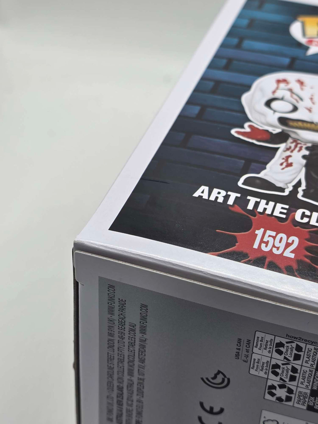 Slight Damaged Box | ART THE CLOWN (BLOODY) | Terrifier 2 | Funko Pop Movies #1592