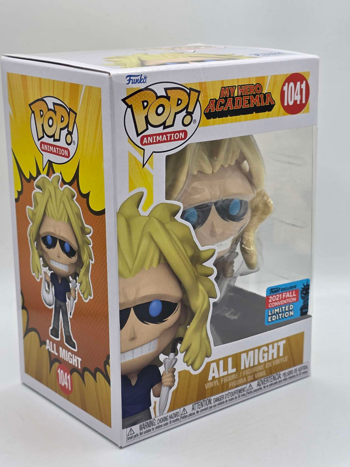 Damaged Box | ALL MIGHT WITH UMBRELLA | My Hero Academia | Funko Pop Animation #1041