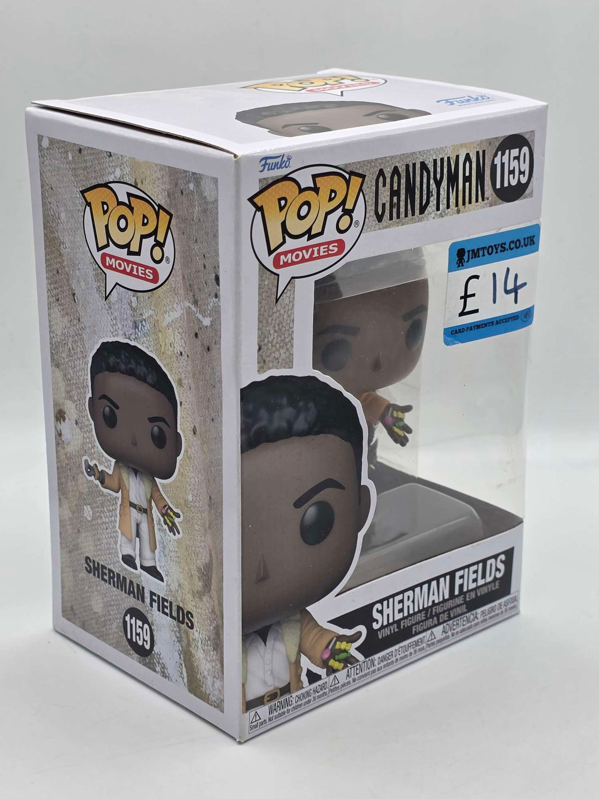 Damaged Box | SHERMAN FIELDS  | Candyman | Funko Pop Movies #1159