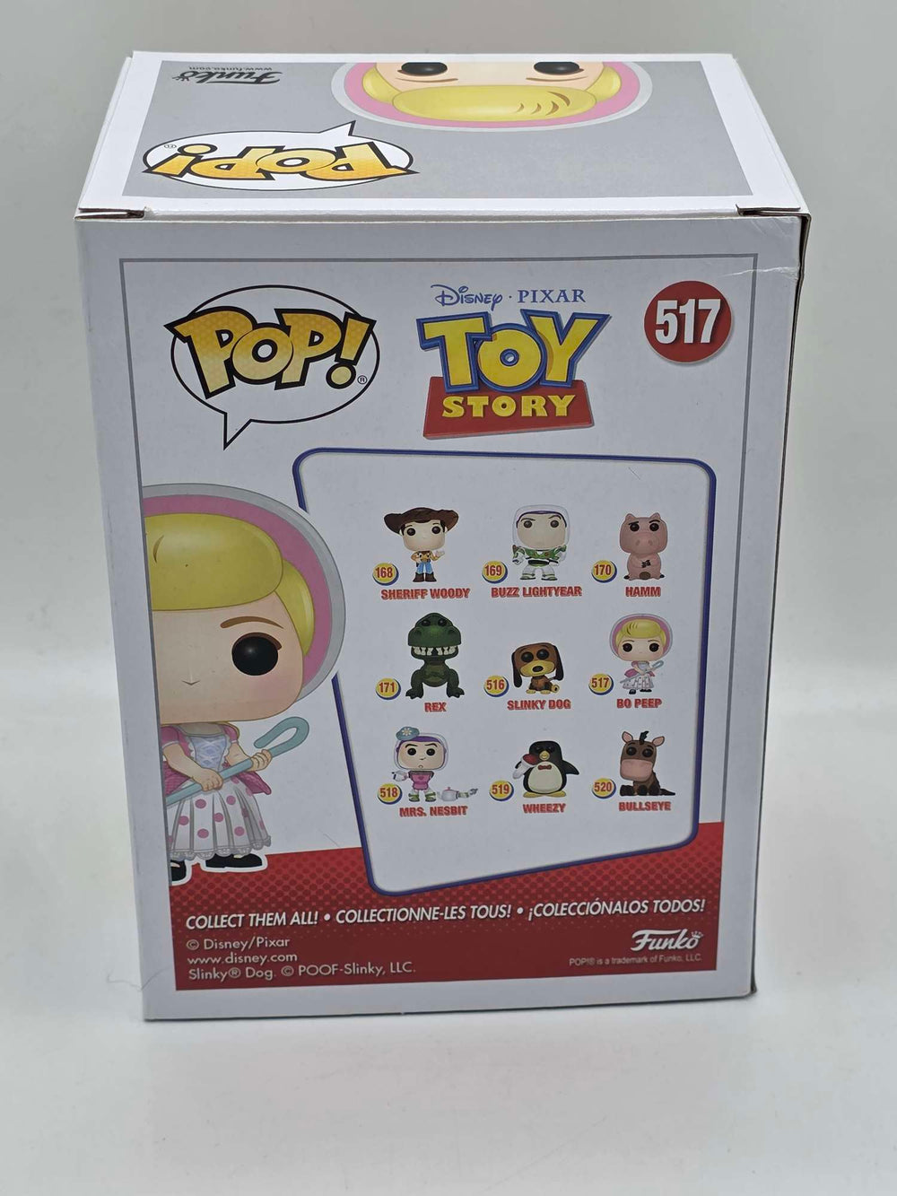 Damaged Box | BO PEEP | Toy Story | Funko Pop Disney Pixar - - Bo Peep #517