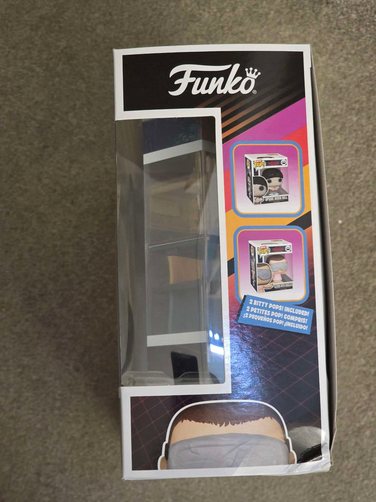 Damaged Box | BYERS HOUSE PLAYSET & 2 FIGURES | Display Case with Interior Scene & Storage | Funko Bitty POP! Boxes