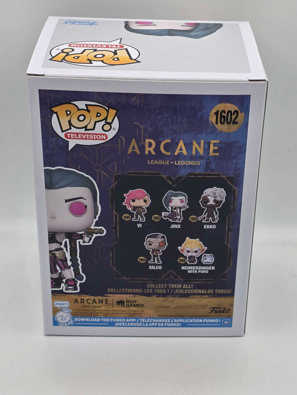 Slight Damaged Box | JINX | Arcane League of Legends | Funko Pop Television #1602