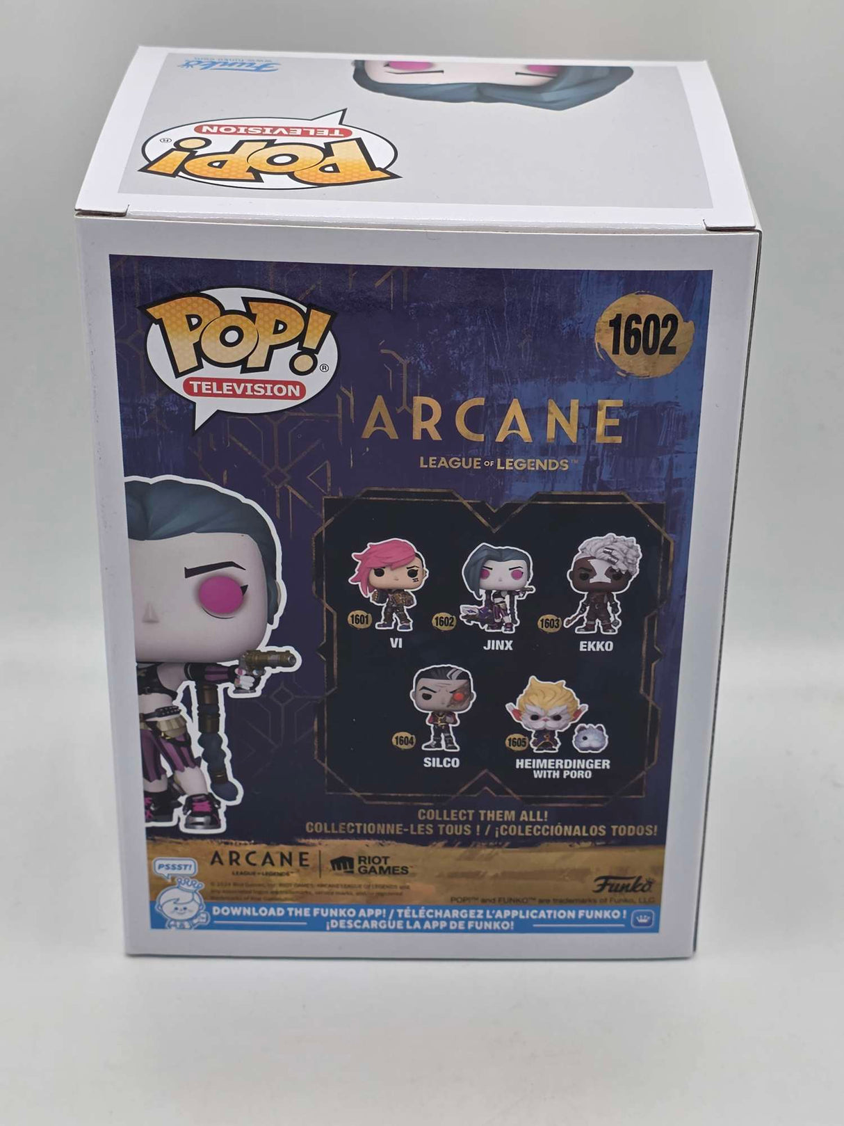 Slight Damaged Box | JINX | Arcane League of Legends | Funko Pop Television #1602