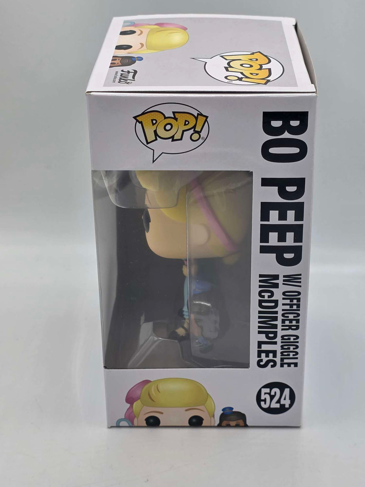 Damaged Box | BO PEEP WITH OFFICER GIGGLE MCDIMPLES | Toy Story | Funko Pop Disney Pixar #524