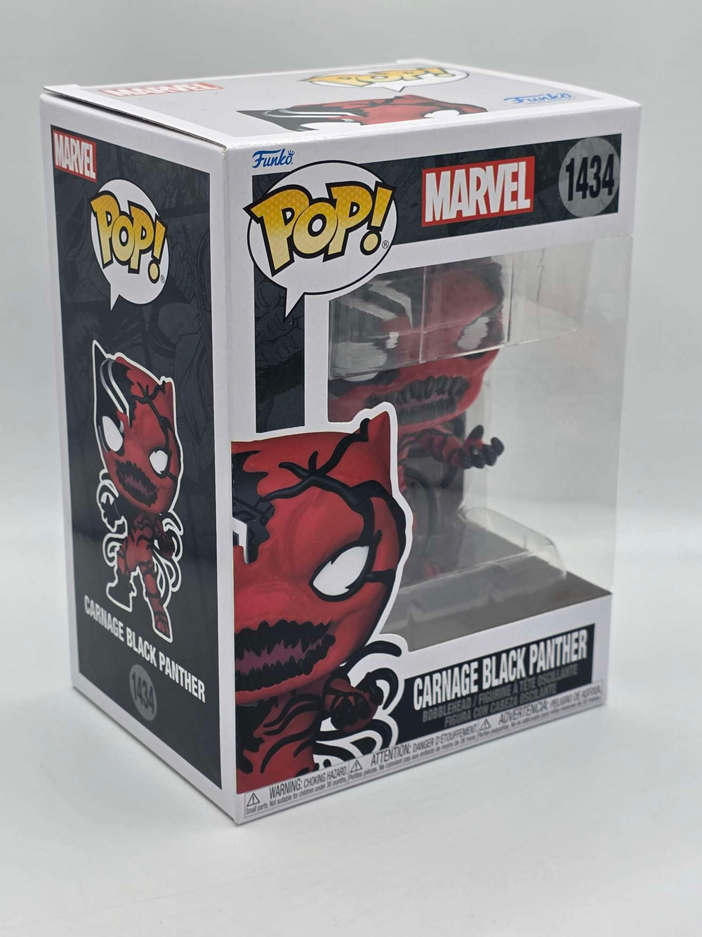 Damaged Box | ABSOLUTE CARNAGE | Carnage Black Panther | Funko Pop Marvel #1434