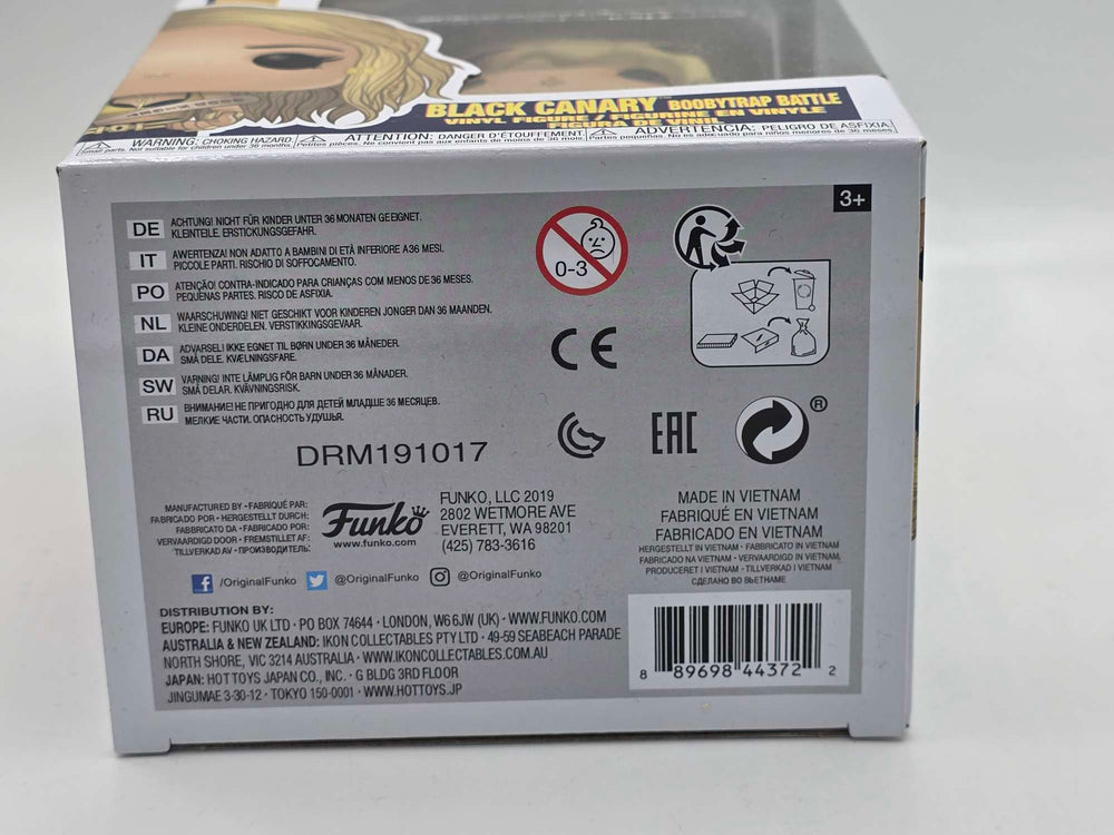 Damaged Box | BLACK CANARY (BOOBYTRAP BATTLE) | Birds of Prey  | Funko Pop Heroes #304