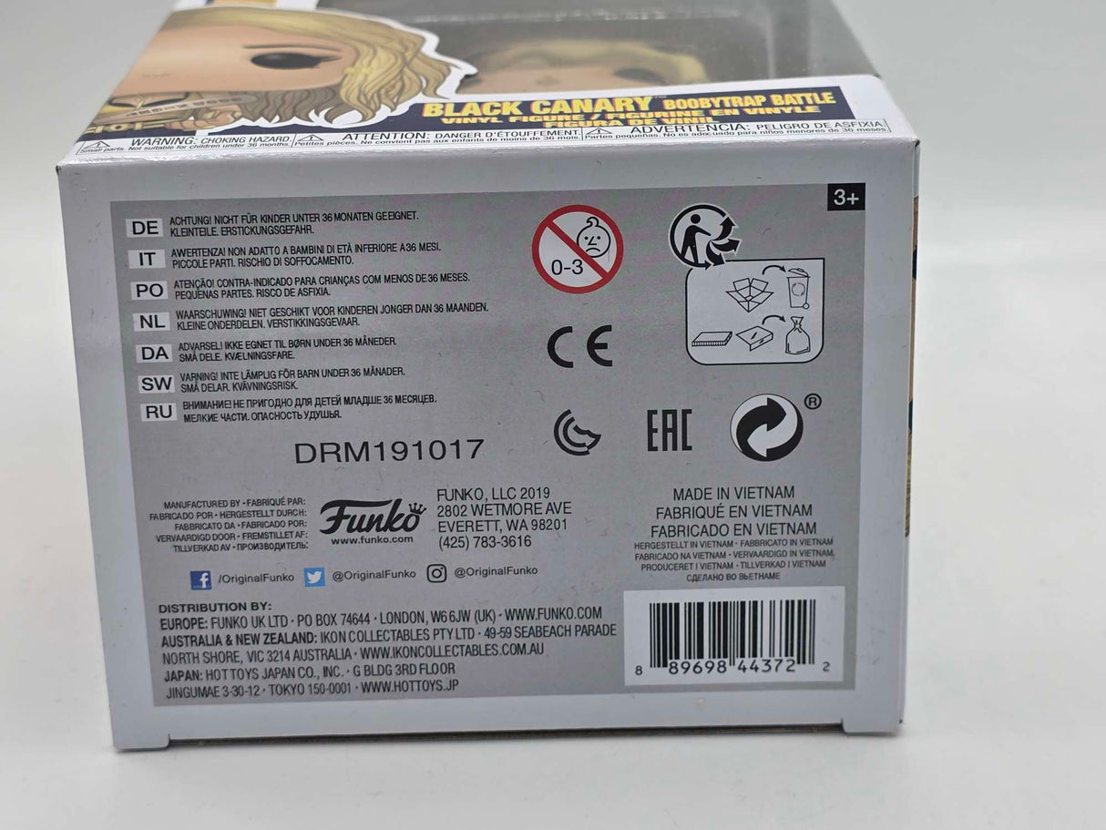 Damaged Box | BLACK CANARY (BOOBYTRAP BATTLE) | Birds of Prey  | Funko Pop Heroes #304