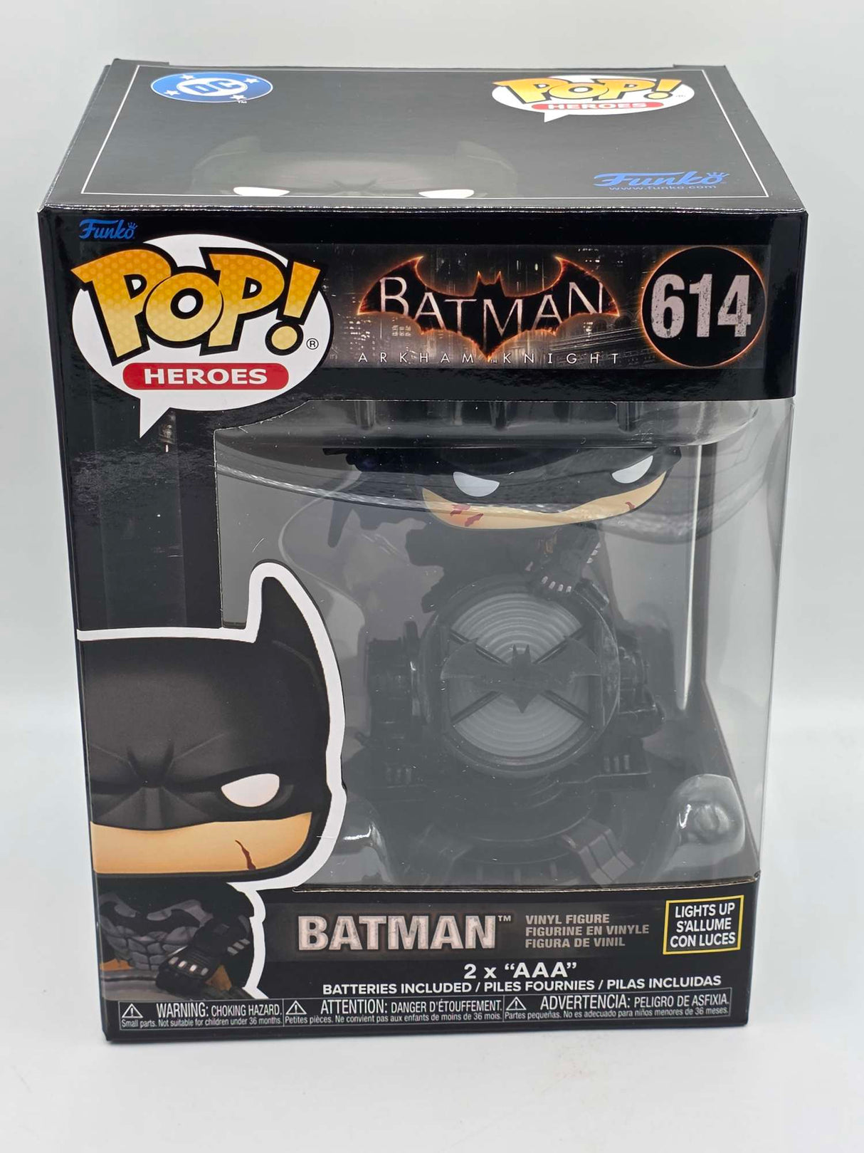 Funko Pop! Premium SFX DC Heroes: Batman Arkham Knight BATMAN #614 (Light Up & Sound)