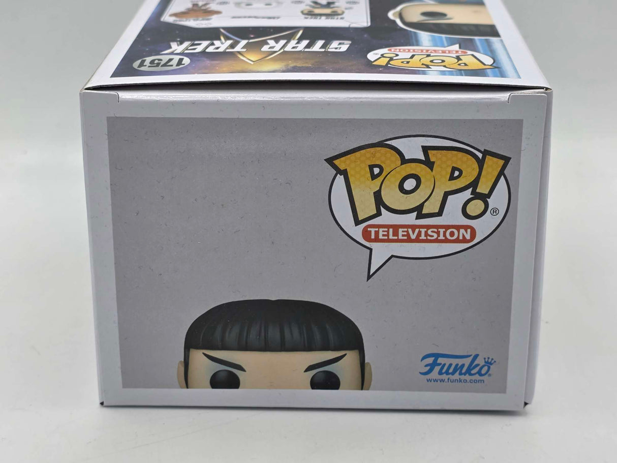 Slight Damaged Box | SPOCK (WITH VULCAN LIRPA) | Star Trek | Funko Pop Television #1751