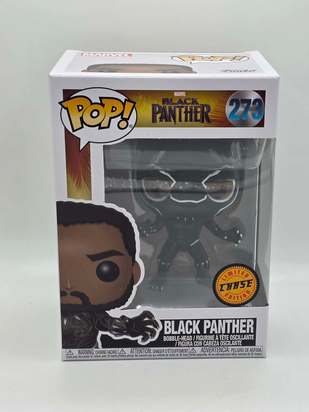 BLACK PANTHER (MASKED) | Funko Pop Marvel CHASE #273