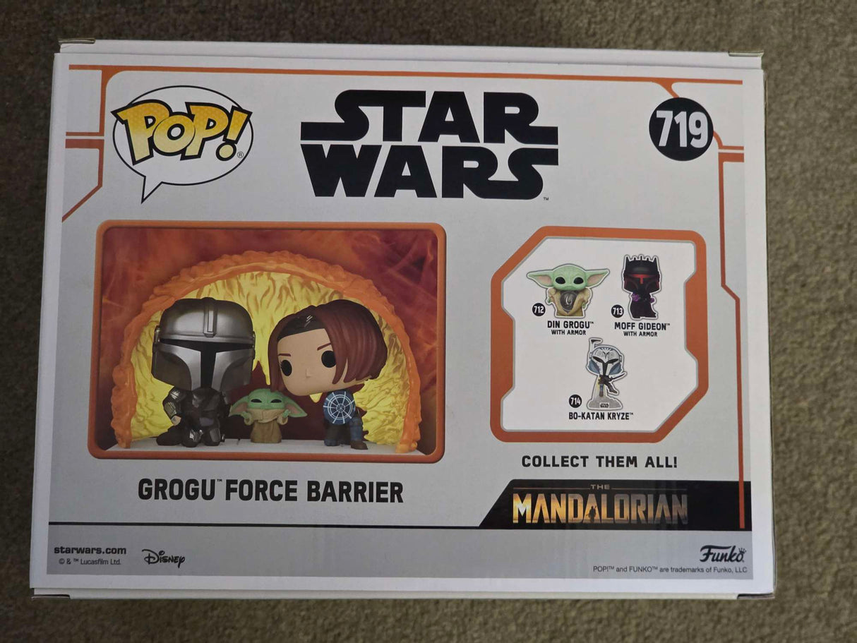 GROGU FORCE BARRIER | Funko Pop Star Wars Television Moments | 6 INCH #719