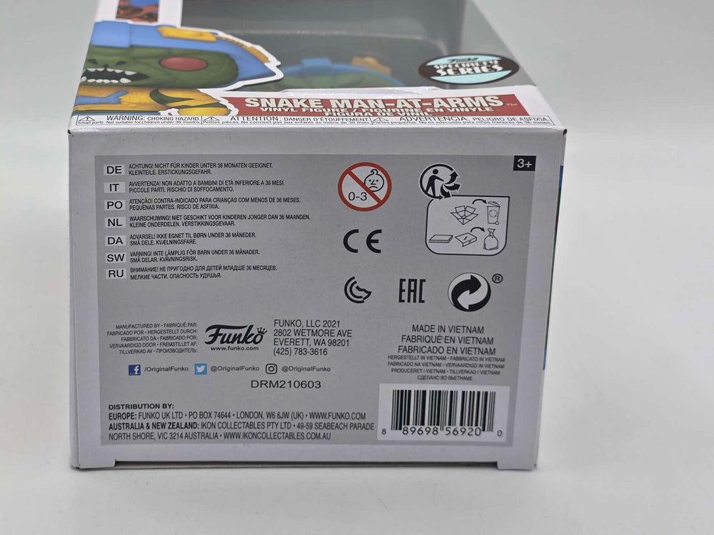 Damaged Box |  SNAKE MAN-AT-ARMS | Funko Pop Retro Toys | Masters of the Universe #92