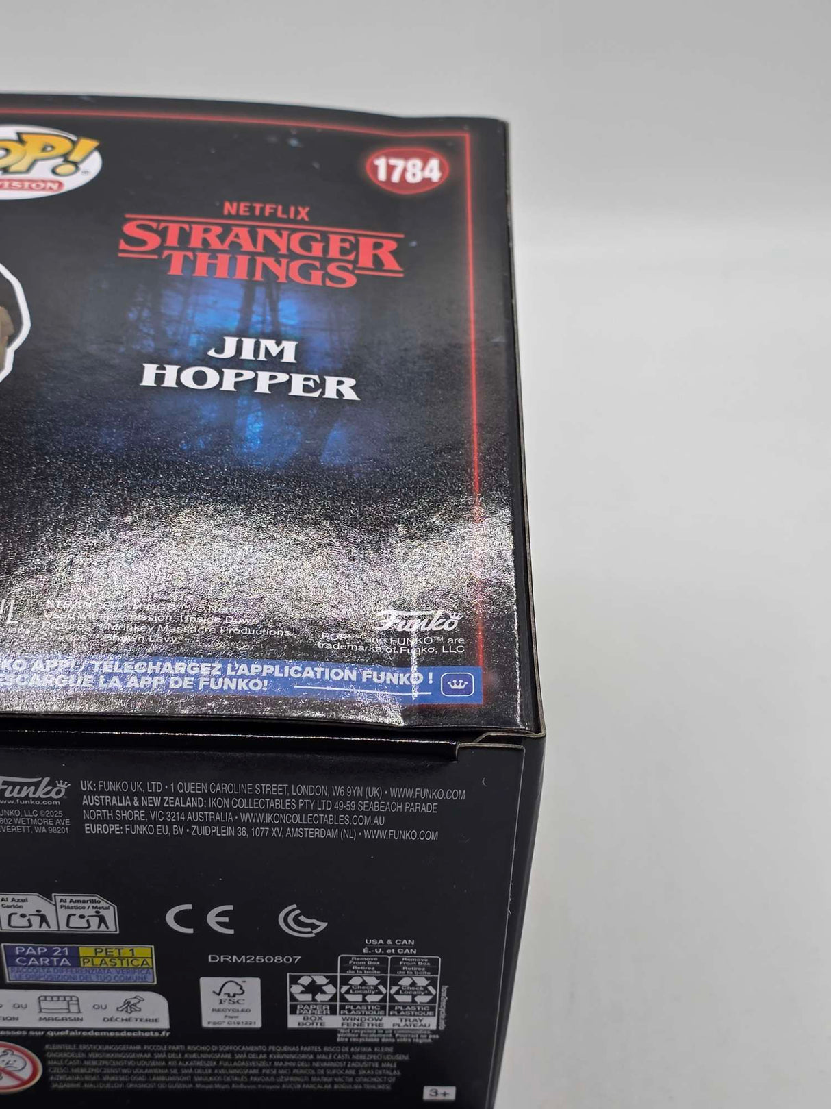 Slight Damaged Box | JIM HOPPER | Stranger Things SEASON 5 | Funko Pop Television #1784