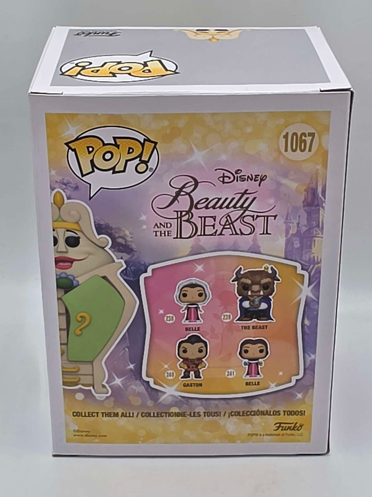 Damaged Box | WARDROBE | Beauty and the Beast | Funko Pop Disney | Funkon 2021 Summer Convention Exclusive #1067