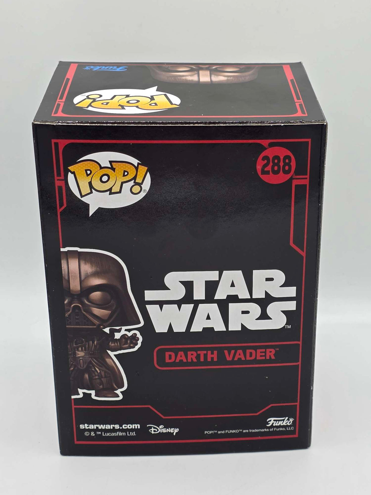 DARTH VADER (ELECTROCUTED) | Funko Pop Star Wars Darkside | BRONZE METALLIC #288