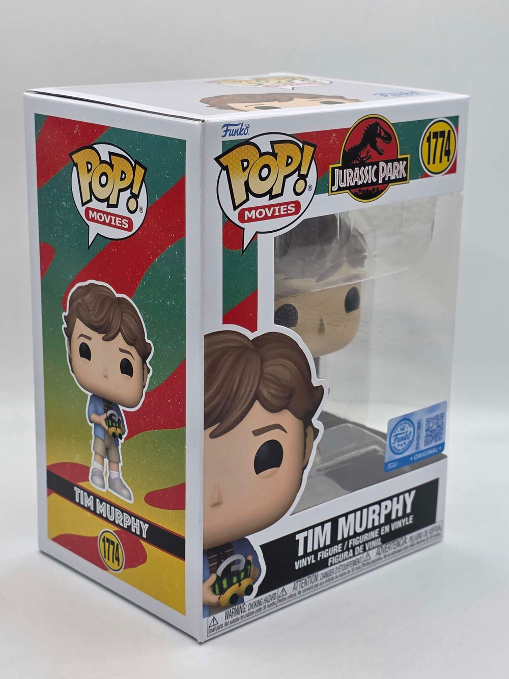 TIM MURPHY (WITH GOGGLES) | Jurassic Park | Funko Pop Movies #1774