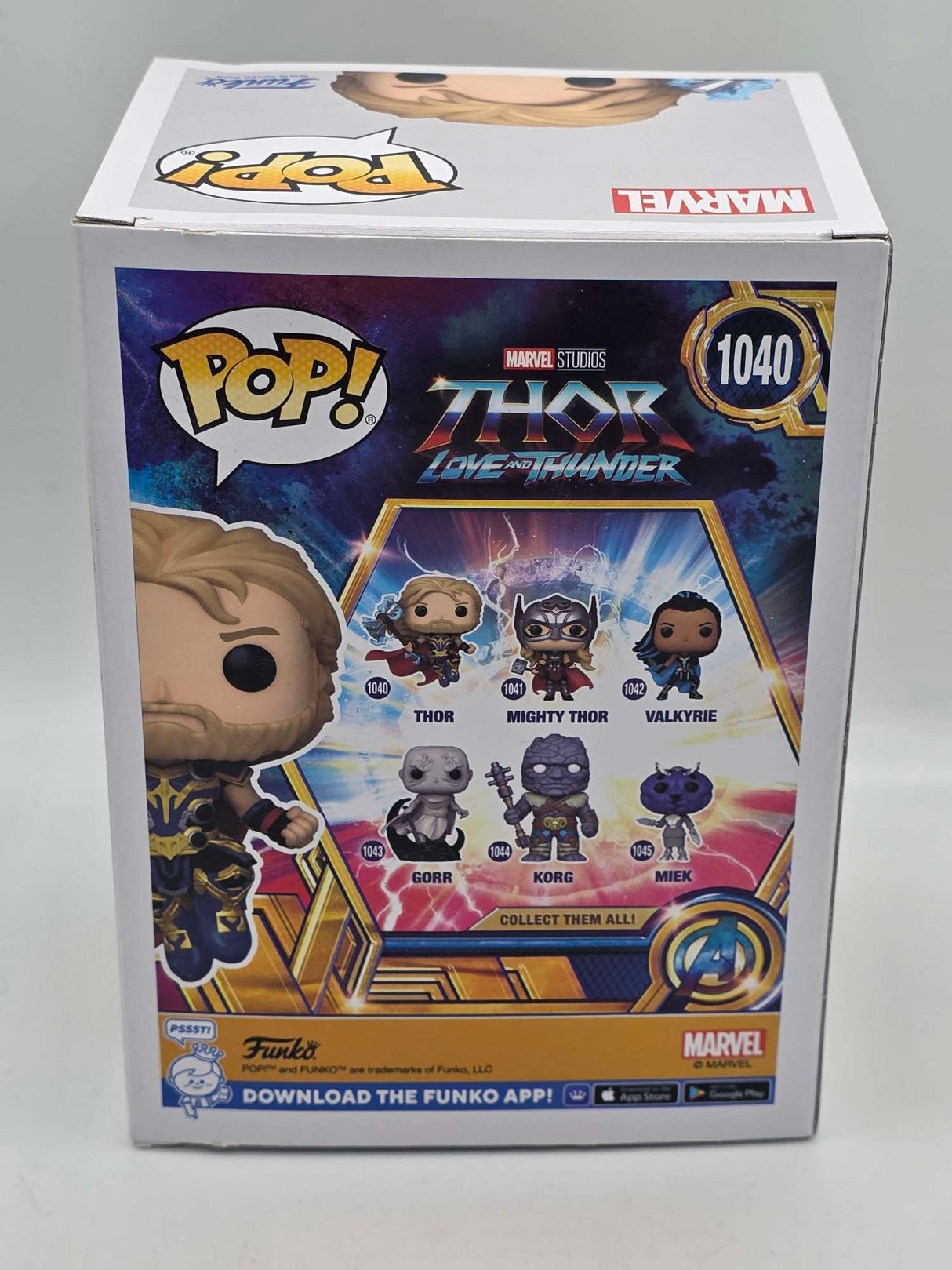 Damaged Box | THOR | Thor: Love & Thunder | Funko Pop Marvel  #1040