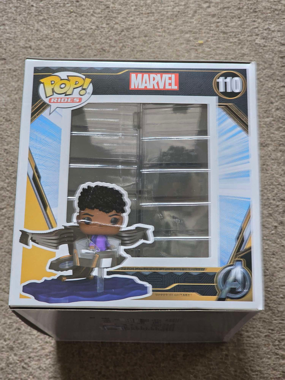 Damaged Box | SHURI IN SUNBIRD | Black Panther | Funko Pop Marvel Rides #110