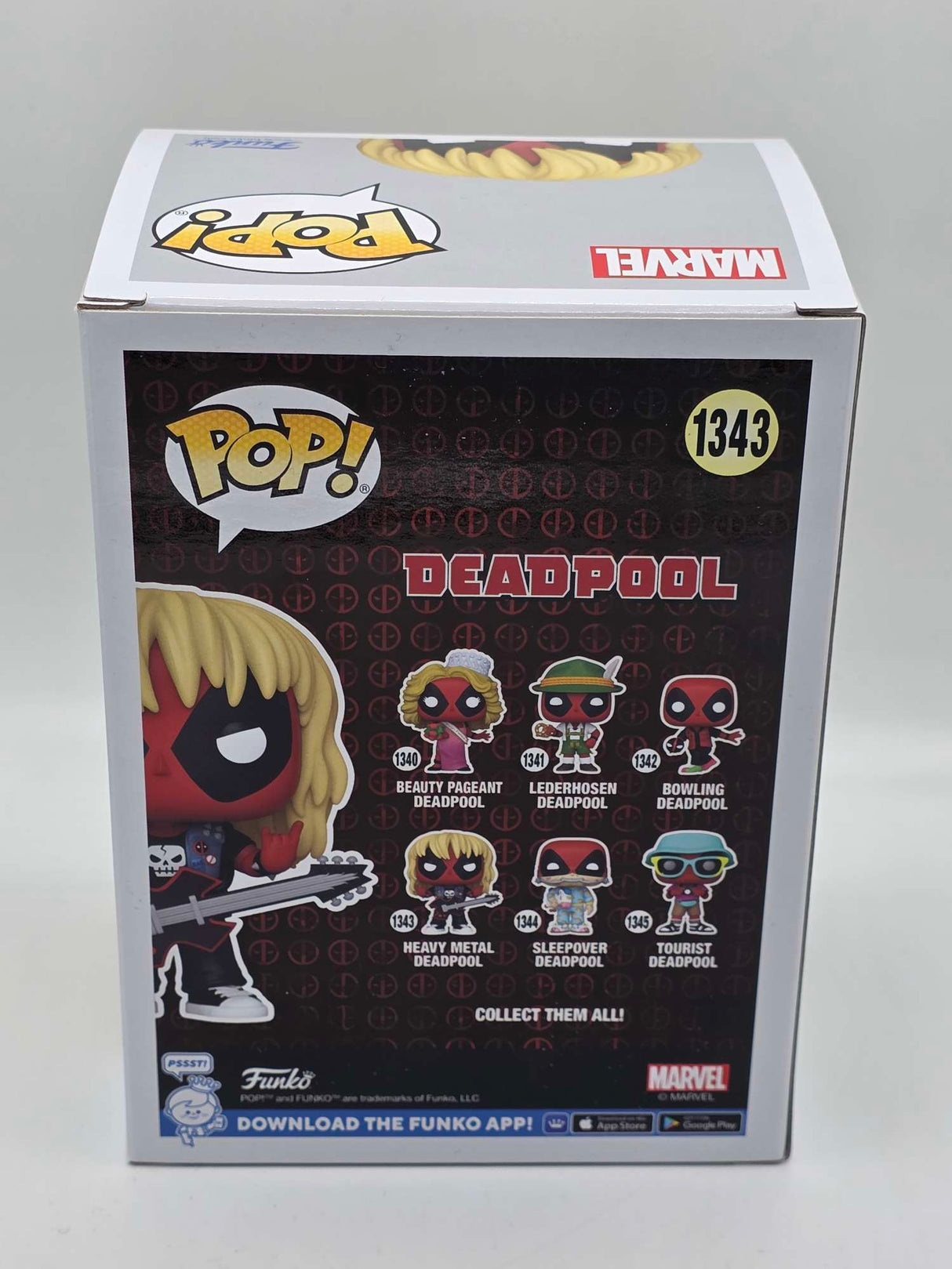 Damaged Box | Heavy Metal Deadpool | Funko Pop Marvel  #1343
