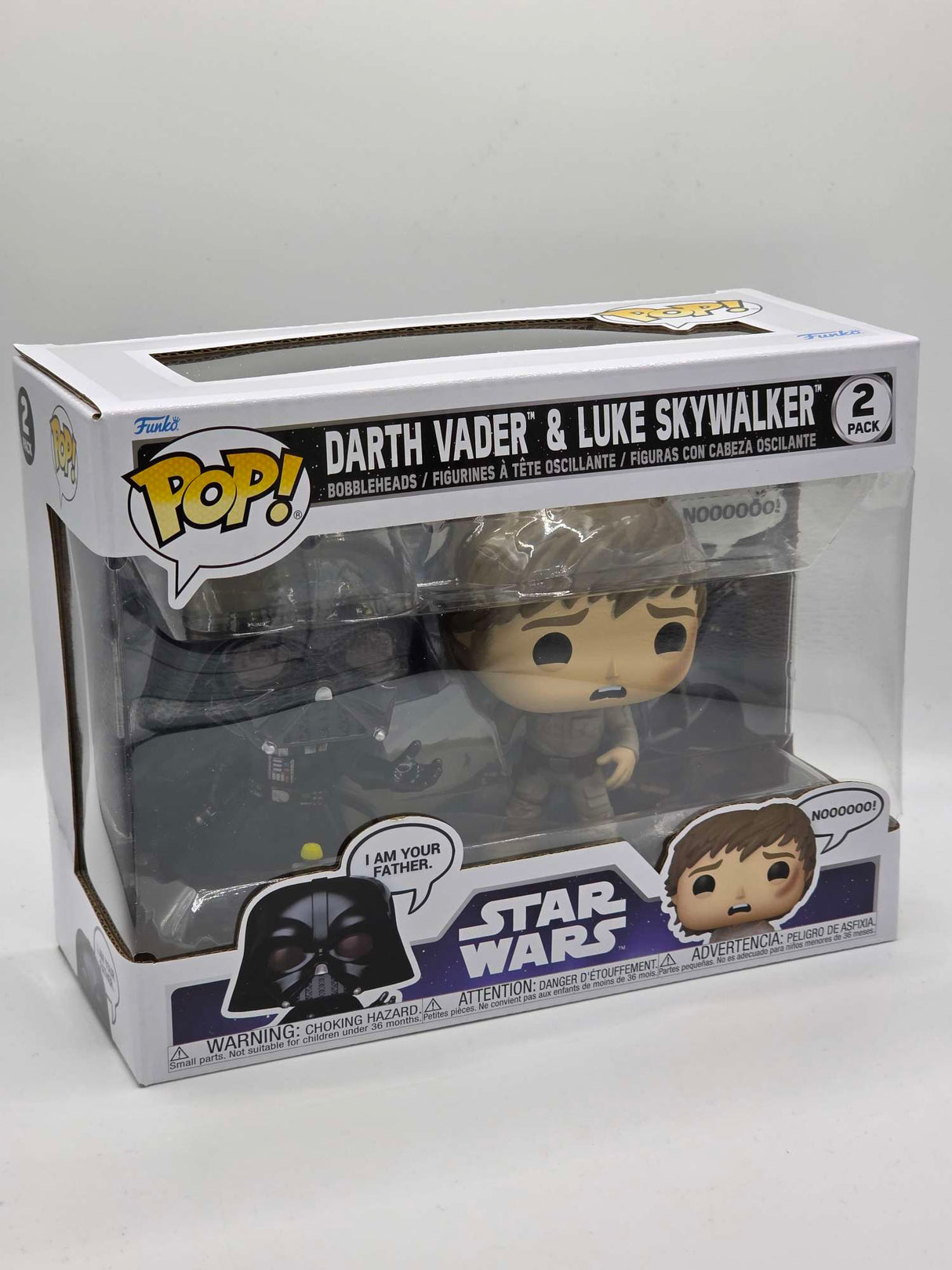 DARTH VADER & LUKE SKYWALKER (QUOTE) | Funko Pop Star Wars | 2 Pack