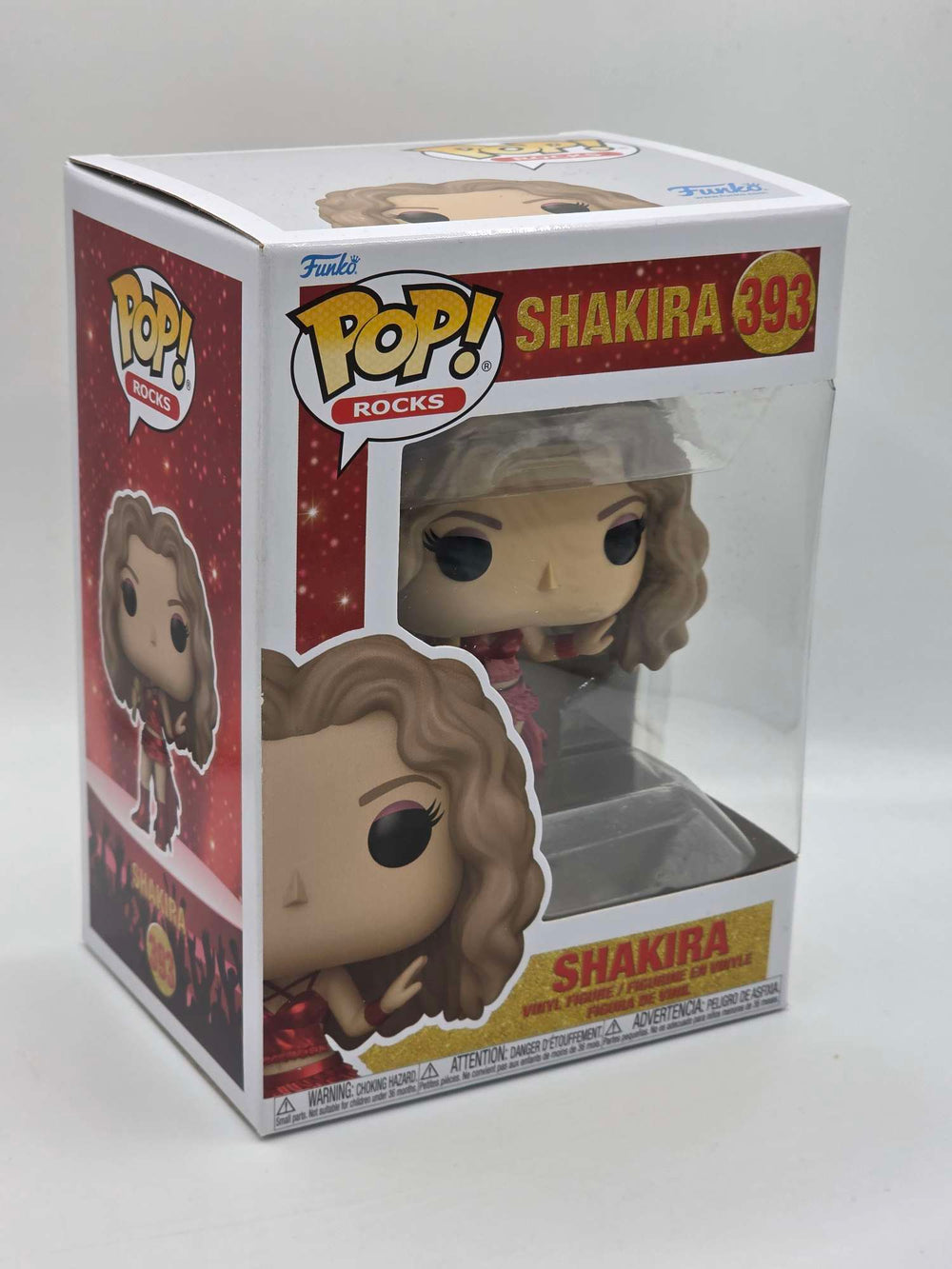 Damaged Box | SHAKIRA SUPER BOWL | Funko Pop Rocks | Metallic #393