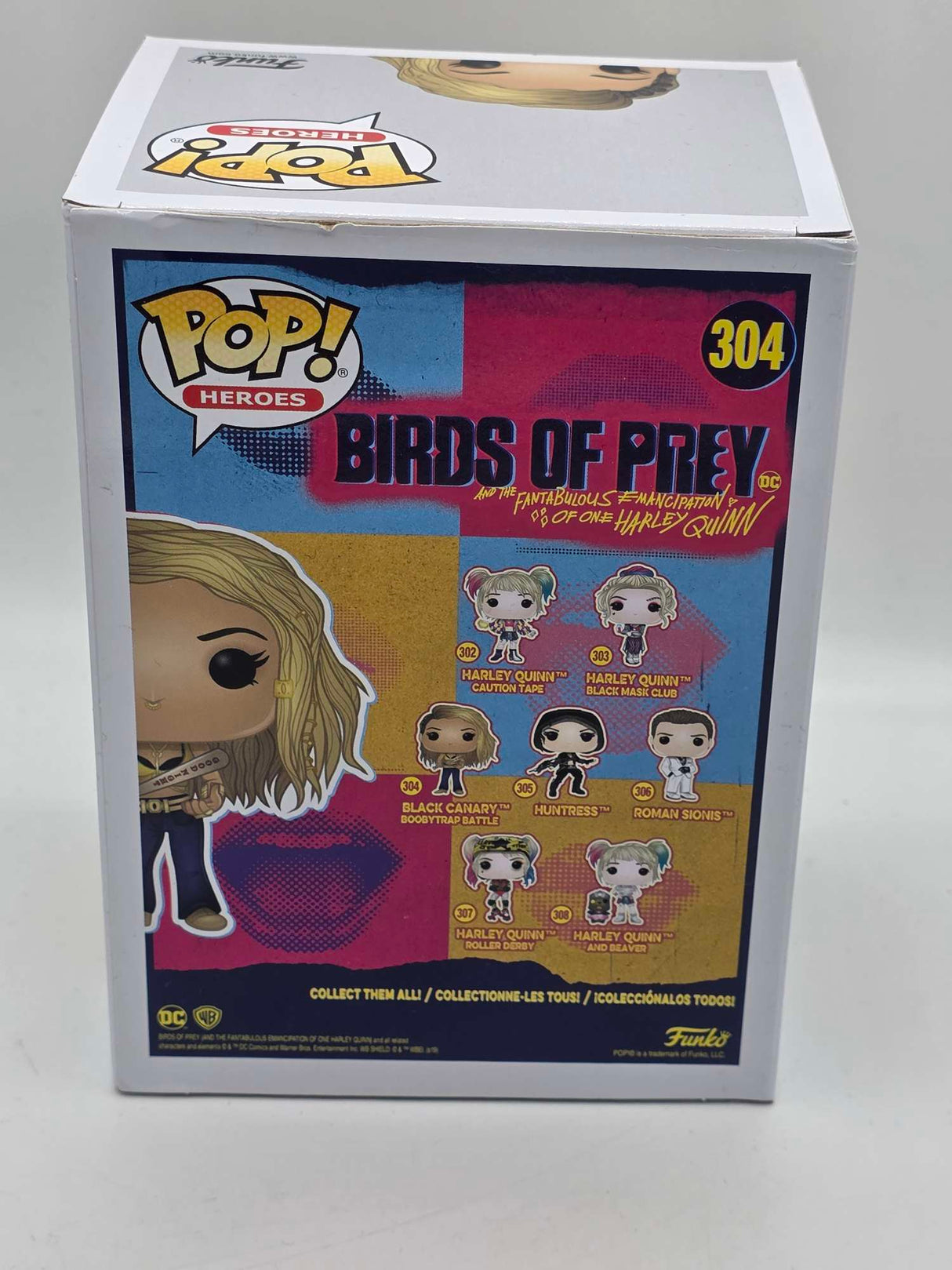 Damaged Box | BLACK CANARY (BOOBYTRAP BATTLE) | Birds of Prey  | Funko Pop Heroes #304
