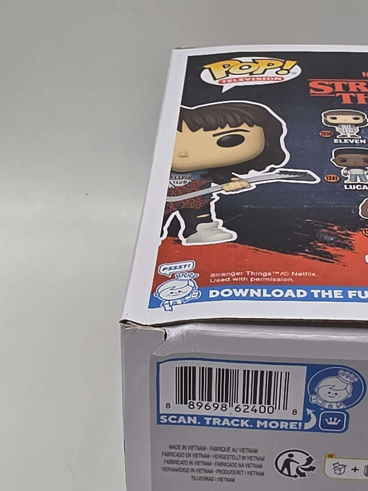 Damaged Box | Funko Pop Television | Stranger Things | Eddie #1250