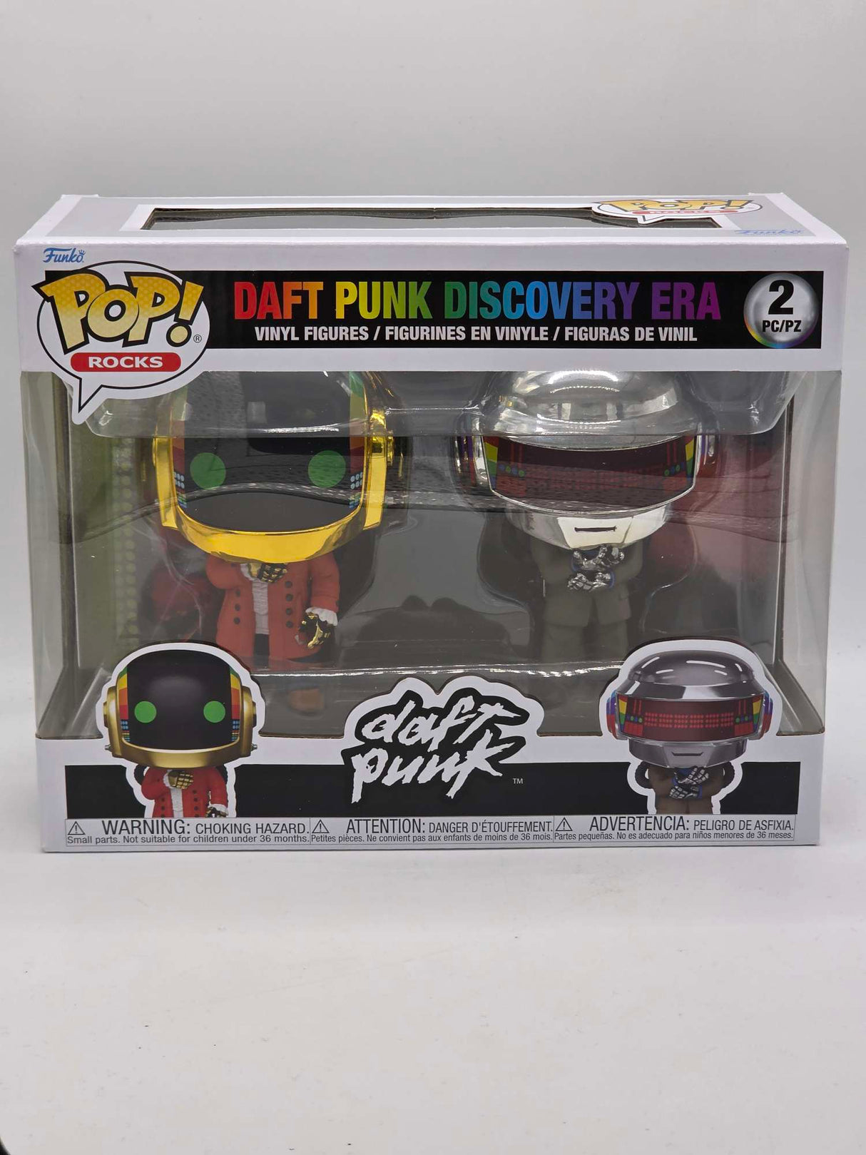 Funko Pop! Rocks Daft Punk Discovery Era GUY-MANUEL DE HOMEM-CHRISTO & THOMAS BANGALTER Vinyl Figure 2-Pack