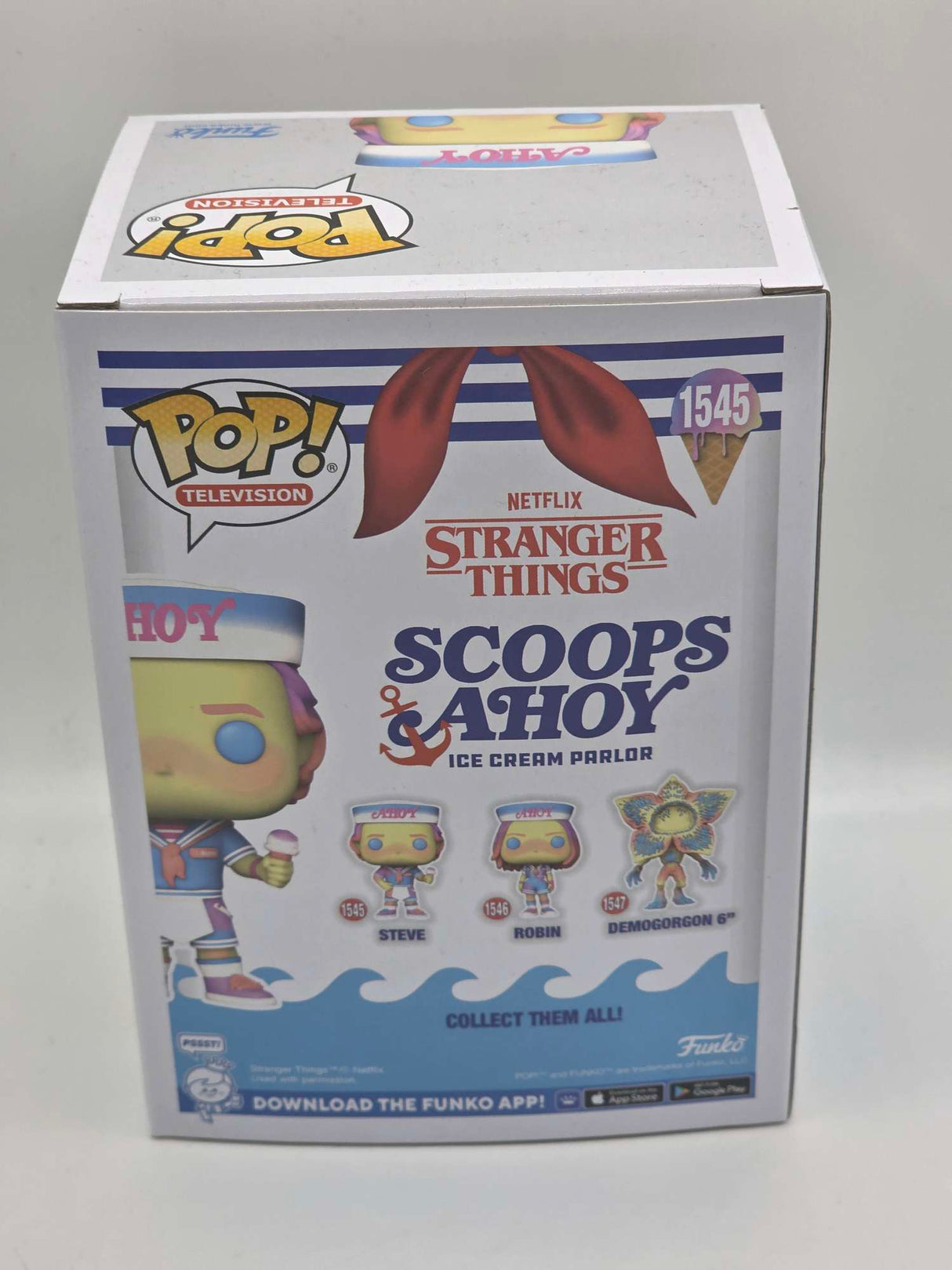 Damaged Box | STEVE (SCOOPS AHOY) | Stranger Things | Funko Pop Television #1545