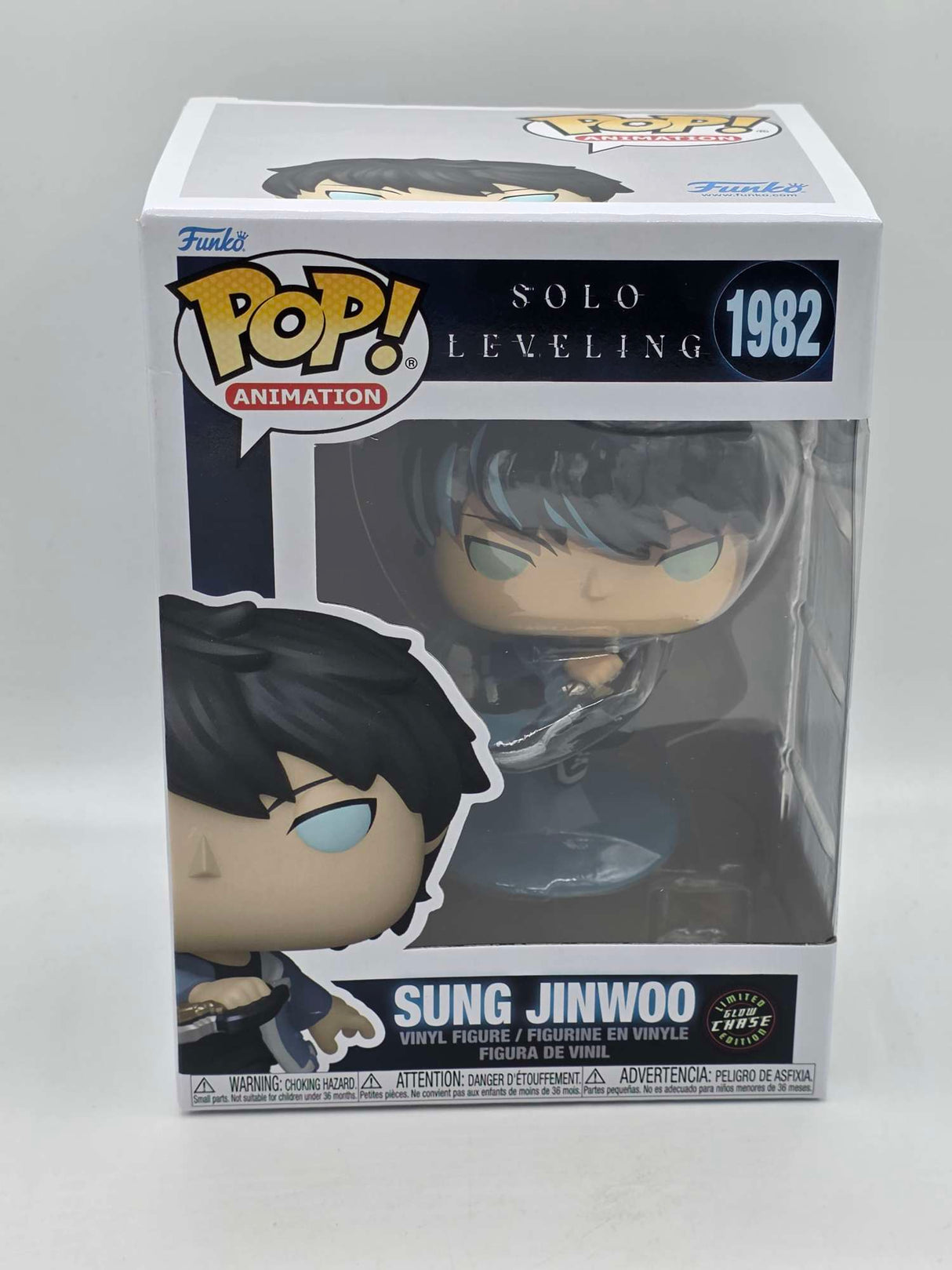 SUNG JINWOO | Solo Leveling | Funko Pop! Animation #1982 | Glow Chase Edition