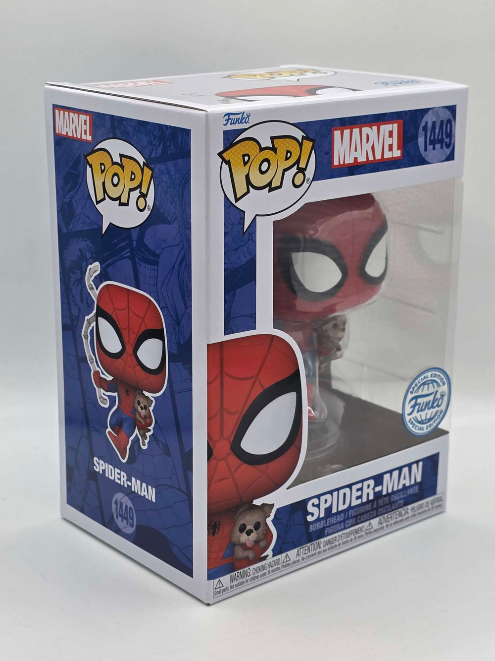 SPIDER-MAN (WITH SANDWICH THE DOG) | Funko Pop Marvel #1449