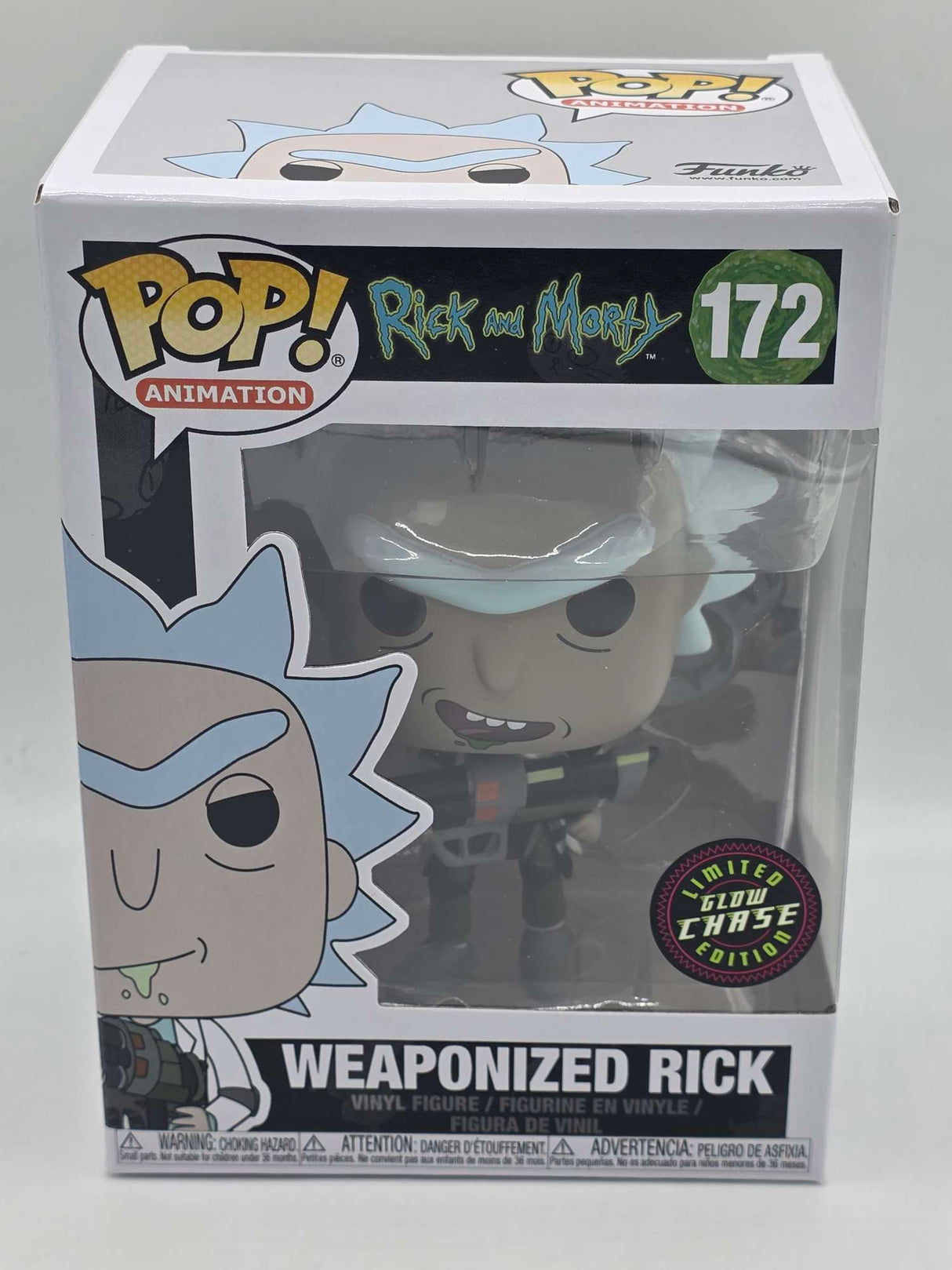 WEAPONIZED RICK | Rick and Morty | Funko Pop Animation | CHASE GLOW #172