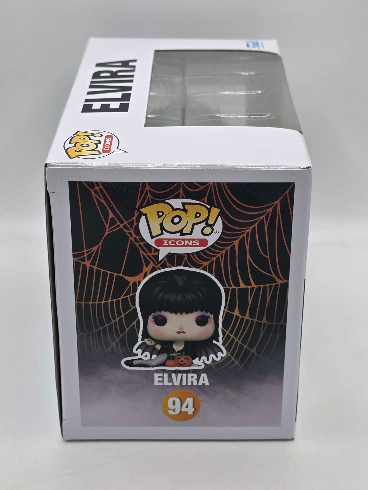 Slight Damaged Box | ELVIRA WITH PUMPKINS | Elvira Mistress Of The Dark | Funko Pop Icons #94