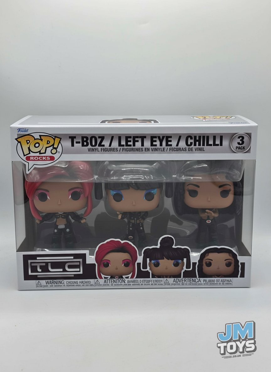 T-BOZ / LEFT EYE / CHILLI | TLC Scrubs | Funko Pop Rocks | 3 PACK