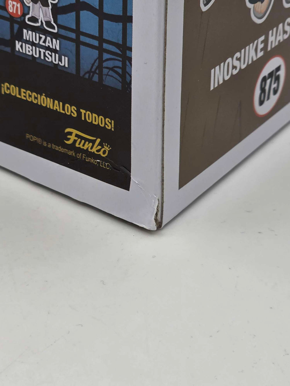 Damaged Box | INOSUKE HASHIBIRA (MASKED) | Demon Slayer | Funko Pop Animation | Flocked #875