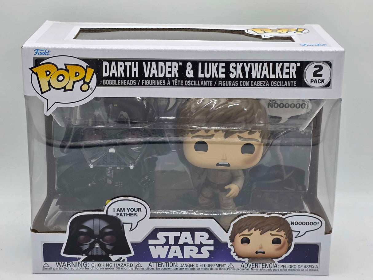 DARTH VADER & LUKE SKYWALKER (QUOTE) | Funko Pop Star Wars | 2 Pack