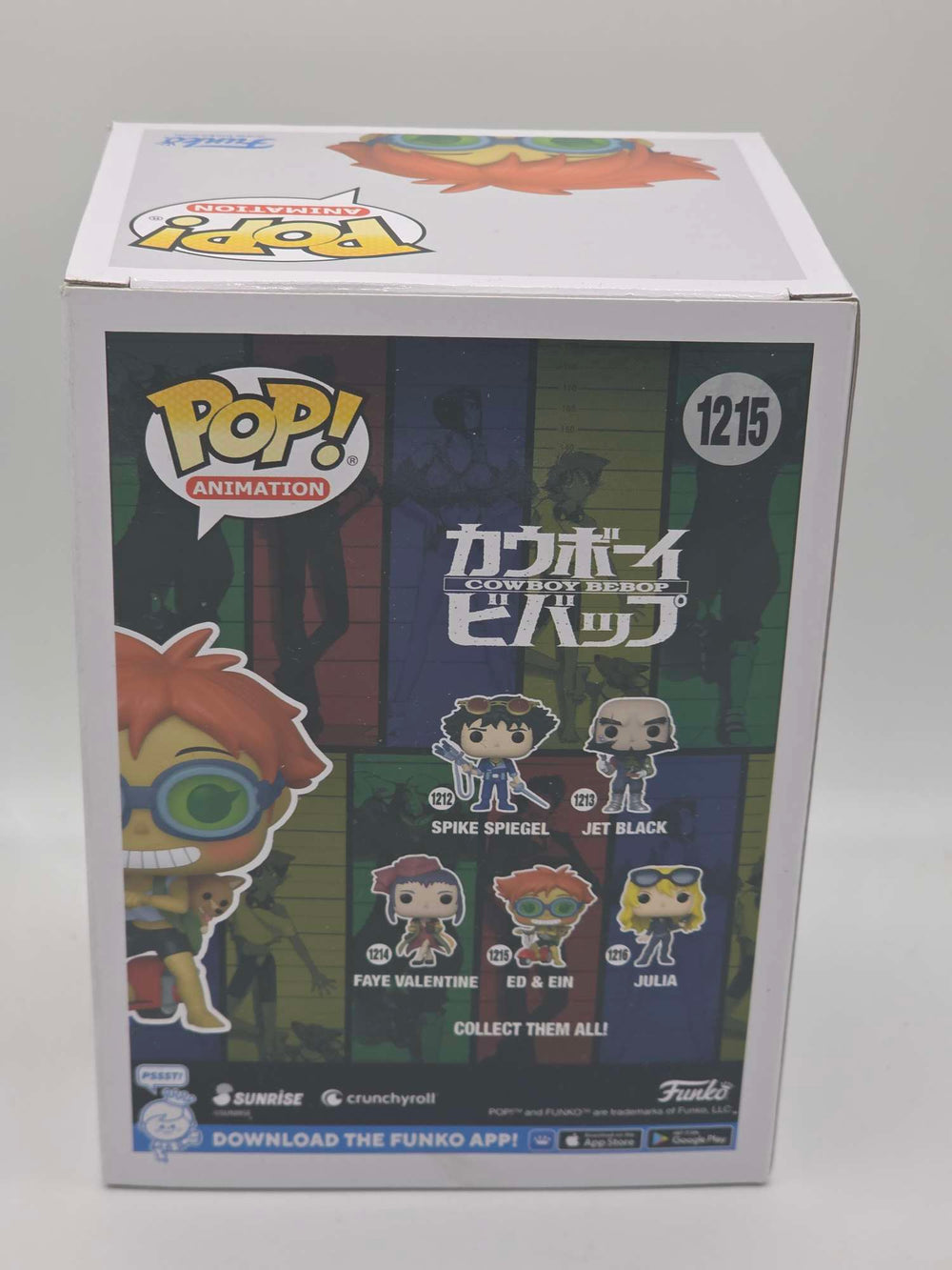 Slight Damaged Box | ED & EIN (ON SCOOTER) | Cowboy Bebop | Funko Pop Animation #1215