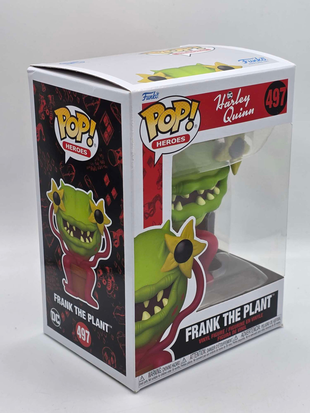 Damaged Box | FRANK THE PLANT | Funko Pop Heroes | DC Harley Quinn #497