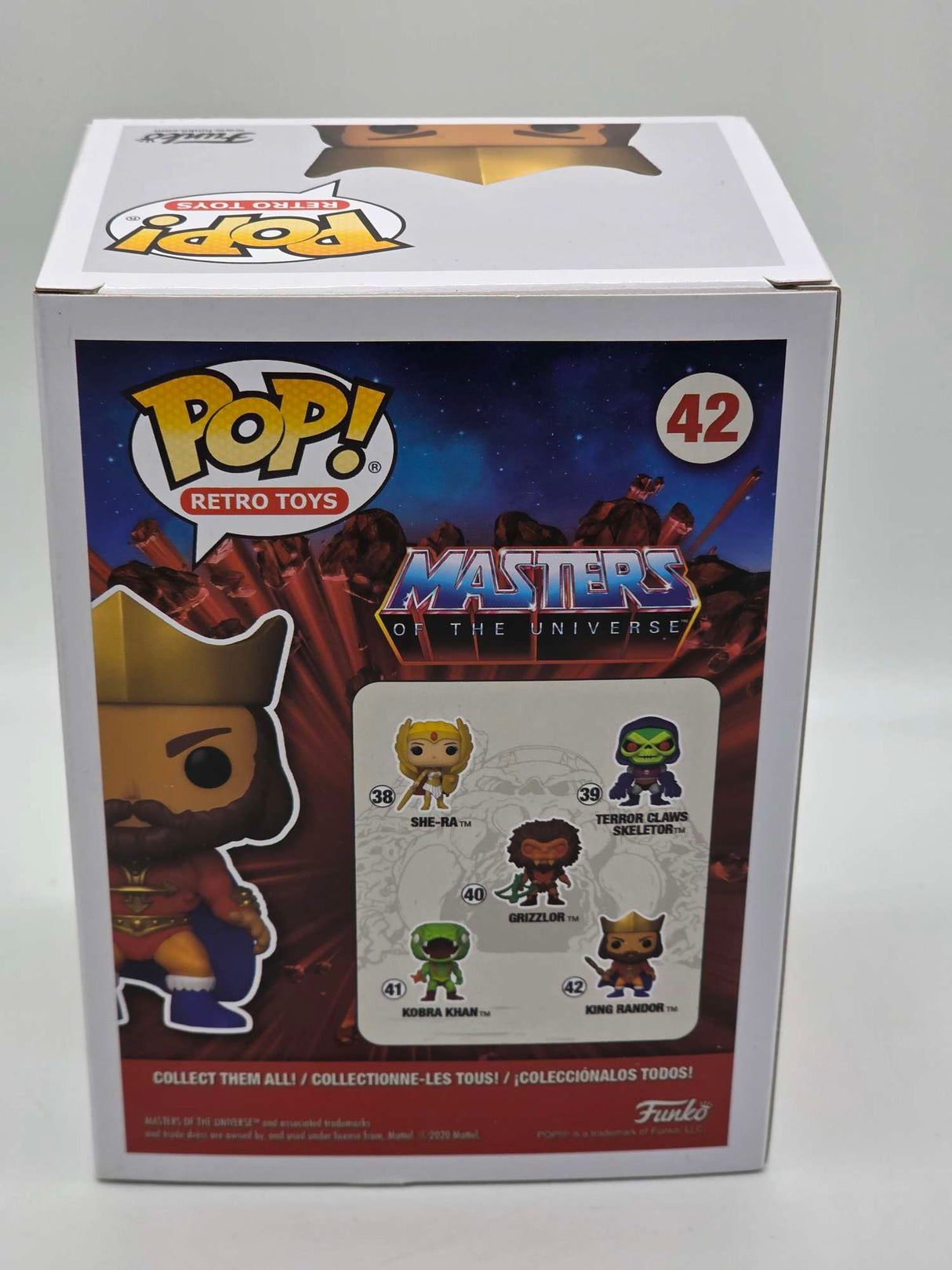 Damaged Box | KING RANDOR | Masters of the Universe | Funko Pop Retro Toys #42