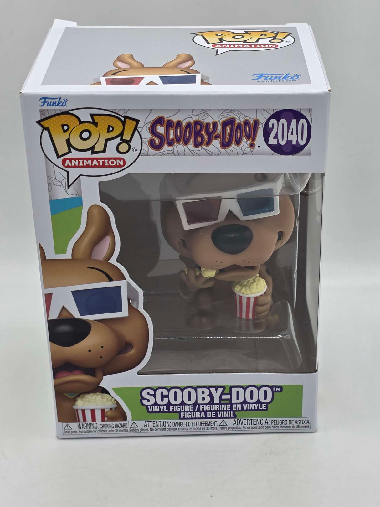 Slight Damaged Box | SCOOBY-DOO! (WITH 3D GLASSES) | Funko Pop Animation #2040